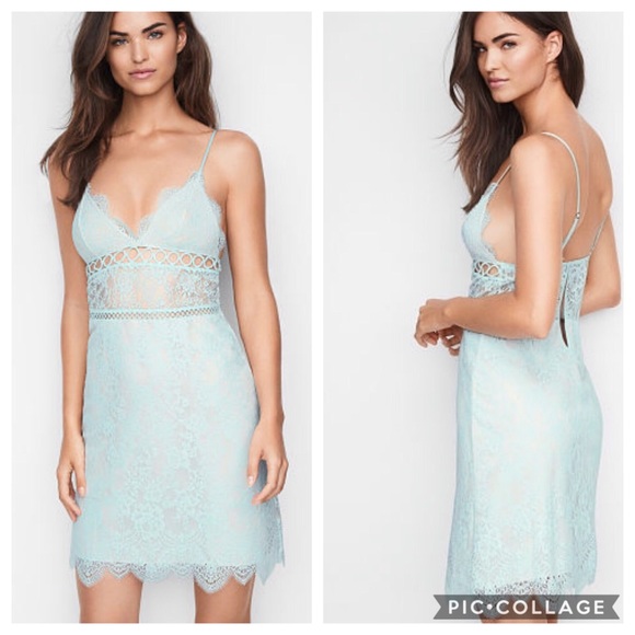 Victoria’s Secret floral lace & rings slip - Picture 2 of 5